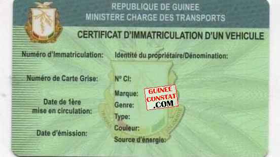 Lancement de la phase du projet DSD à kindia : UN CLIENT REÇOIT LA CARTE GRISE NUMÉRIQUE DE SON VÉHICULE