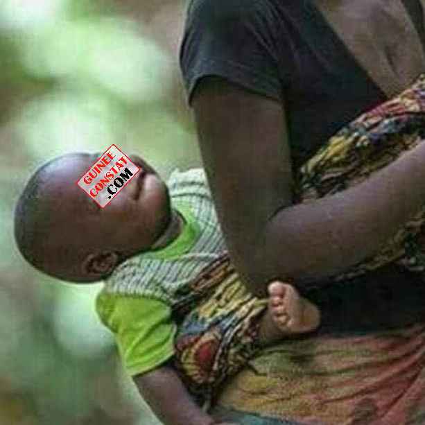 Kissidougou/UN BÉBÉ SAUVÉ DES MAINS D’UNE MÈRE DÉPRESSIVE