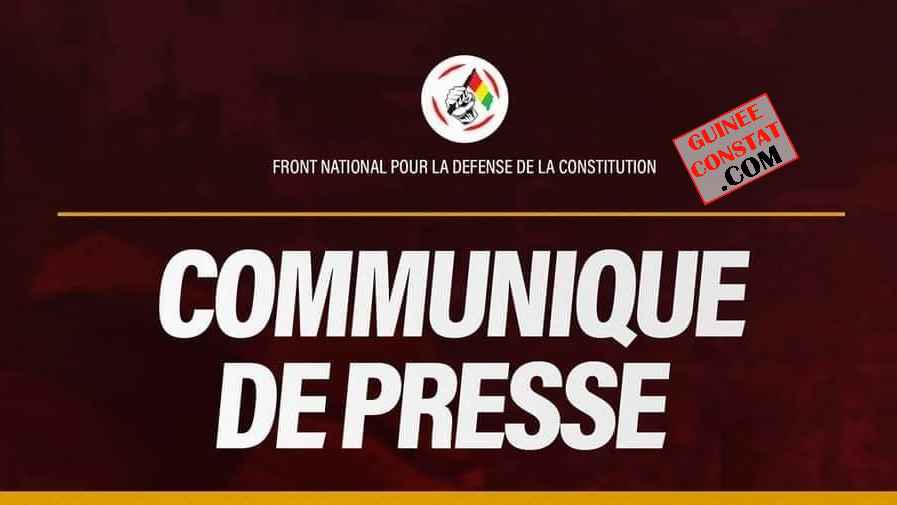 Guinée LE FNDC CONDAMNE CES KIDNAPPINGS DE TROP ET EXIGE LA LIBÉRATION DE CES DEUX LEADERS SANS DÉLAI