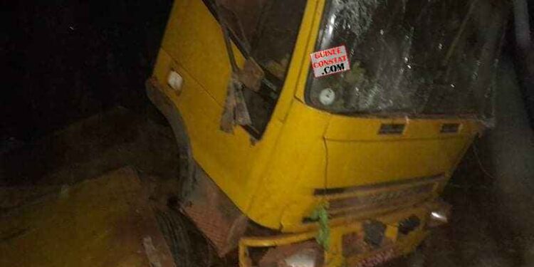 Kankan: UN ACCIDENT MORTEL IMPLIQUANT TROIS VÉHICULES FAIT DES VICTIMES.