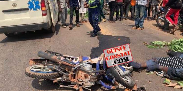 Kankan  DEUX PERSONNES TROUVENT LA MORT DANS UN ACCIDENT DE LA ROUTE
