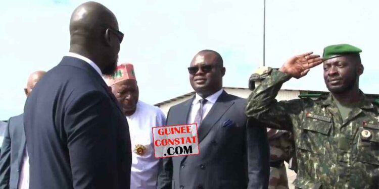 Guinee LE COLONEL MAMADI DOUMBOUYA QUITTE CONAKRY CE LUNDI POUR NEW YORK