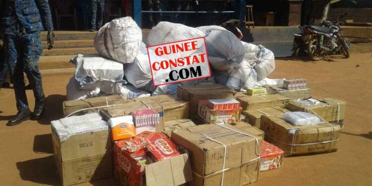 Siguiri: PLUSIEURS QUANTITÉS DE PRODUITS PROHIBÉS SAISIS DANS LES MAINS DES MALFRATS PAR LES FORCES DE DÉFENSE ET DE SÉCURITÉ