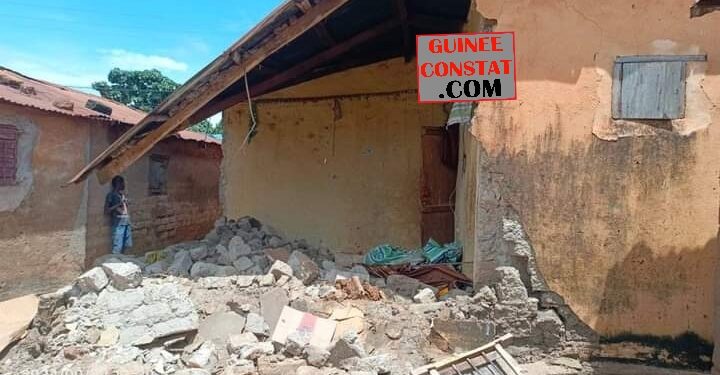 Siguiri :UNE MAISON S&rsquo;EST EFFONDRÉE SUR DEUX VIEILLES PERSONNES AU QUARTIER KOUROUDAKORO