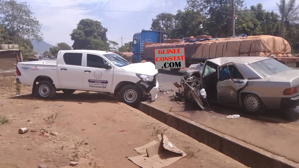 Kindia : UN CAS DE MORT DANS UN ACCIDENT DE CIRCULATION